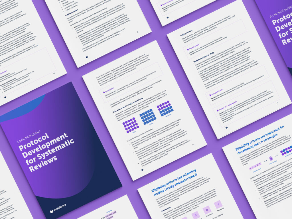 Protocol Development for Systematic Reviews